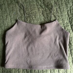 Wild Fable Ribbed Camisole - Light Gray
